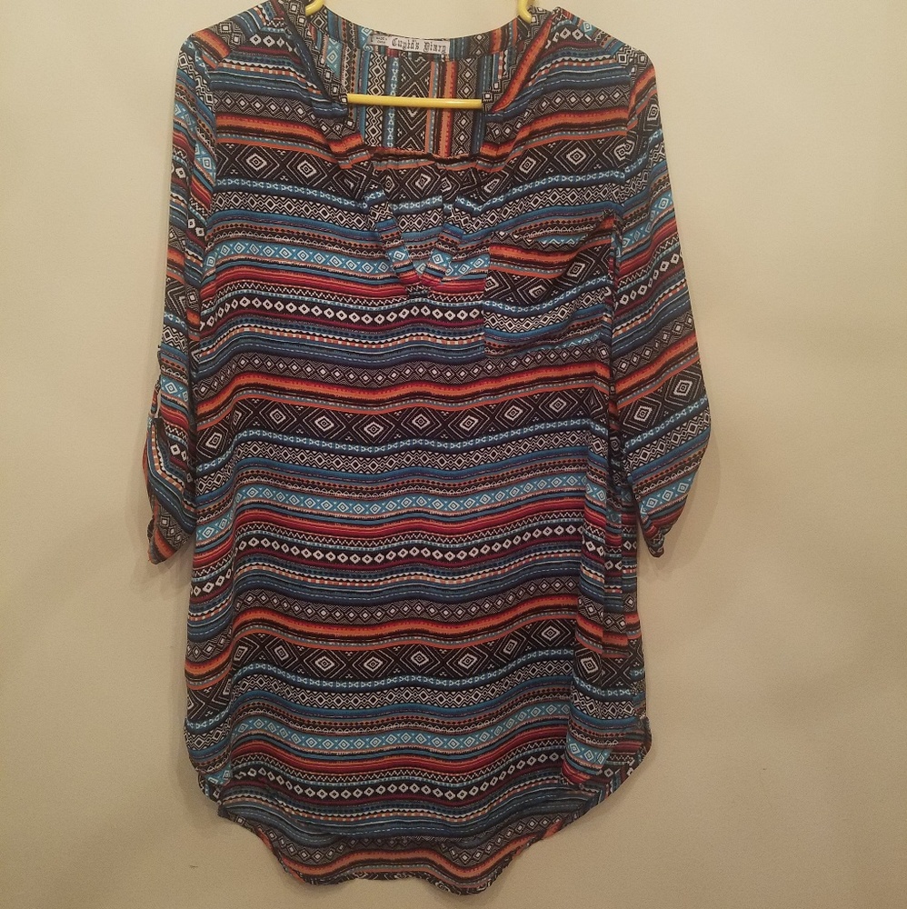 Cupids Diary Tunic Top